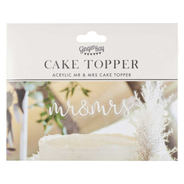 cake topper mariage blanc pack