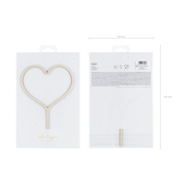 cake topper bois coeur pack cake topper bois coeur pack