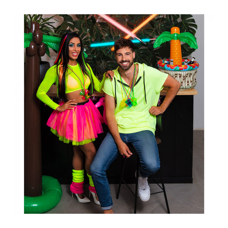 palmier gonflable ambiance