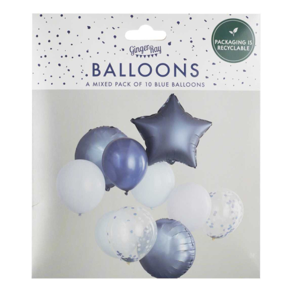 ballons bleus pack