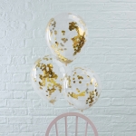 ballons confettis dores effets ballons confettis dores effets