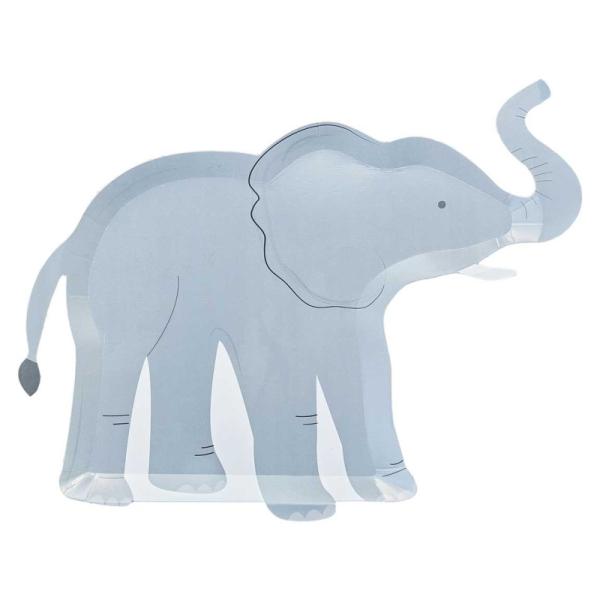assiettes carton elephant