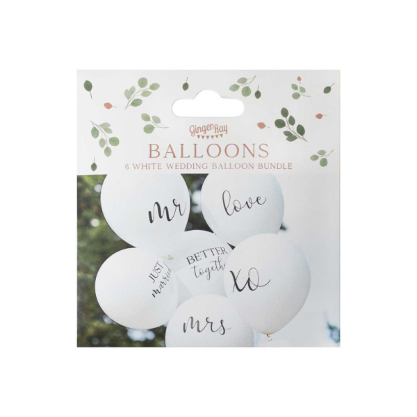 ballon mariage blancs pack