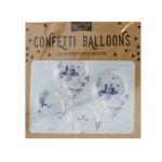 ballon confettis argent pack ballon confettis argent pack