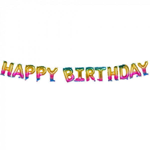 guirlande anniversaire multicolore guirlande anniversaire multicolore
