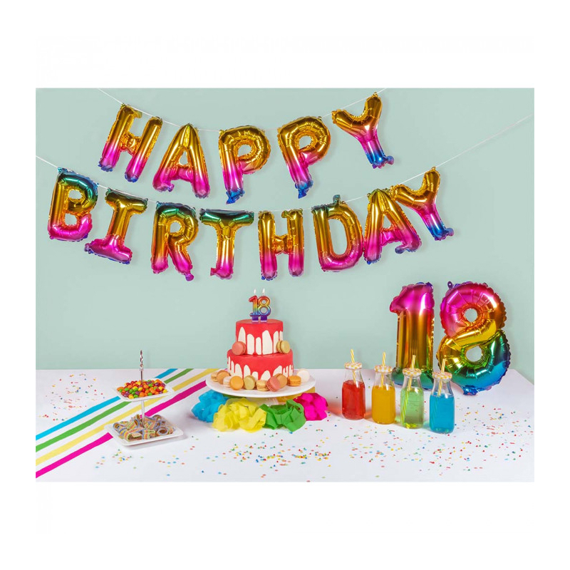 guirlande anniversaire effets