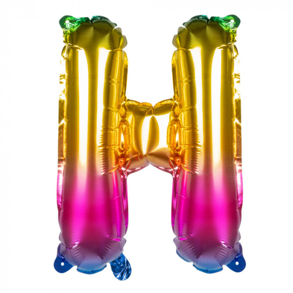 Guirlande ballons aluminium Happy Birthday multicolore 41 cm