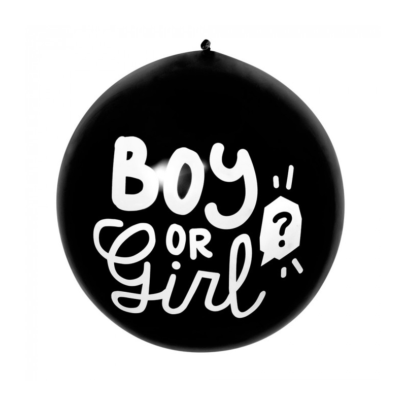 ballon confettis roses baby shower