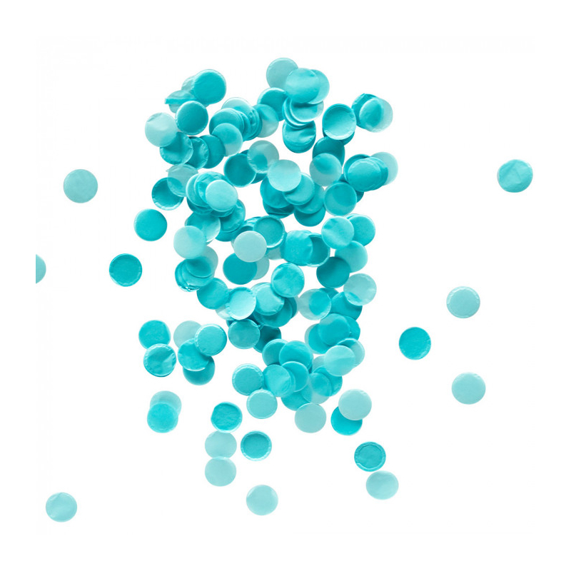 ballon confettis bleu baby shower