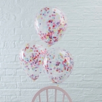 ballons confettis multicolore effets ballons confettis multicolore effets