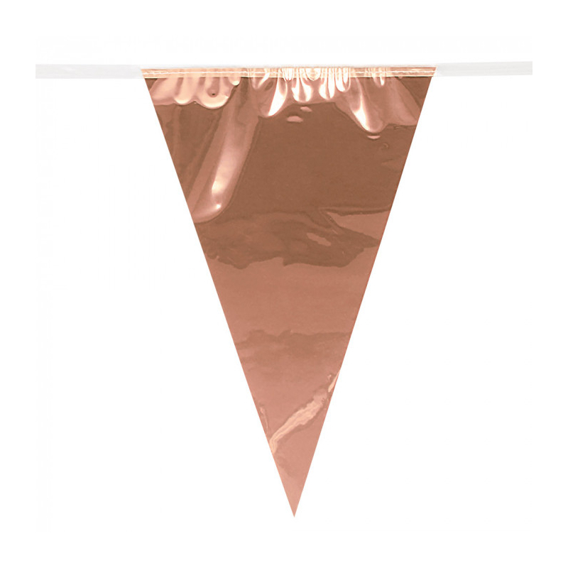 guirlande rose fanions