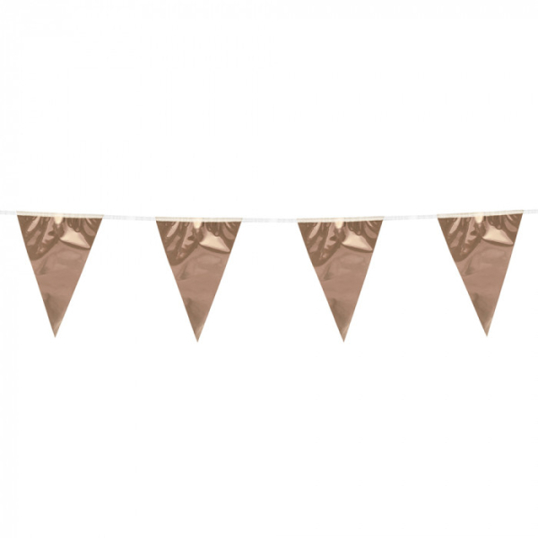 guirlande rose fanions metallise guirlande rose fanions metallise