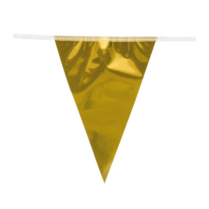 guirlande fanions dores