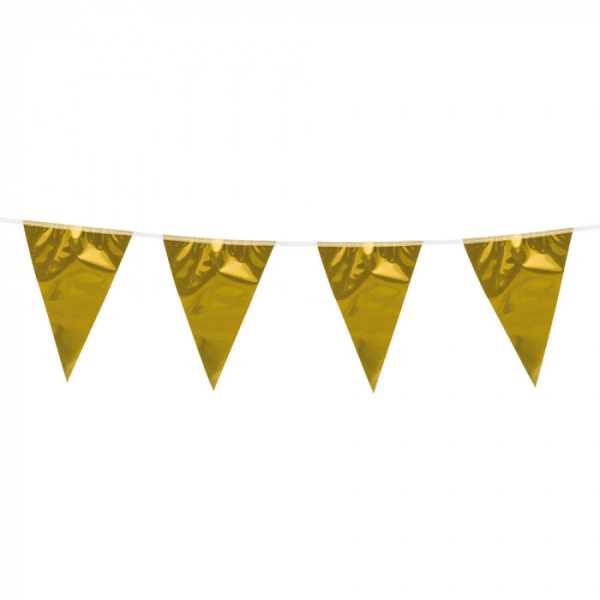 guirlande fanions dores metallise guirlande fanions dores metallise