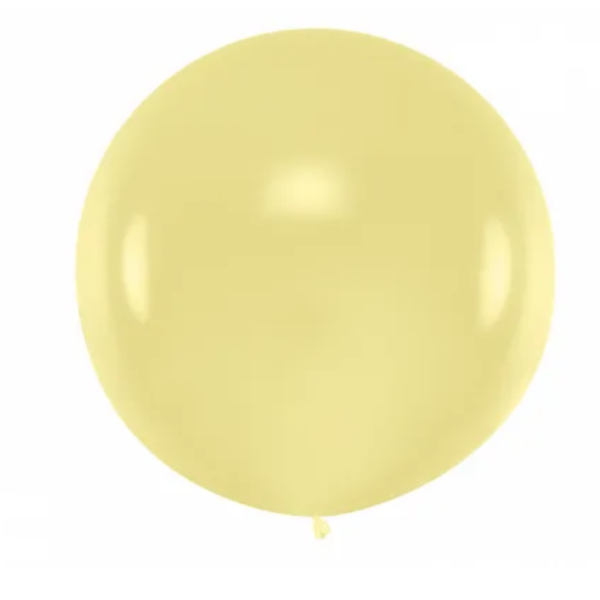 ballon geant jaune creme ballon geant jaune creme