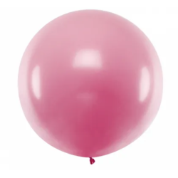 ballon géant rose pale