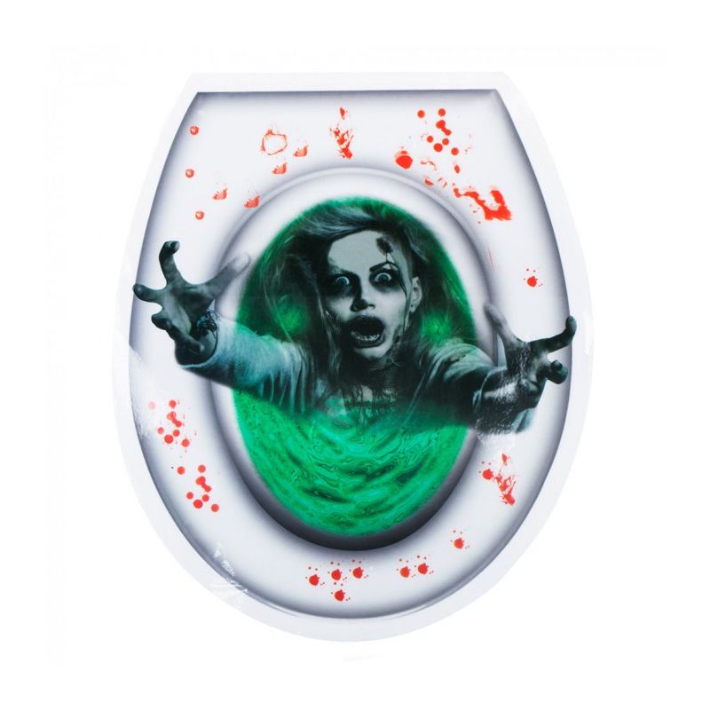 autocollant toilette fantome