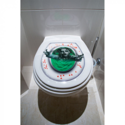 autocollant toilette fantome