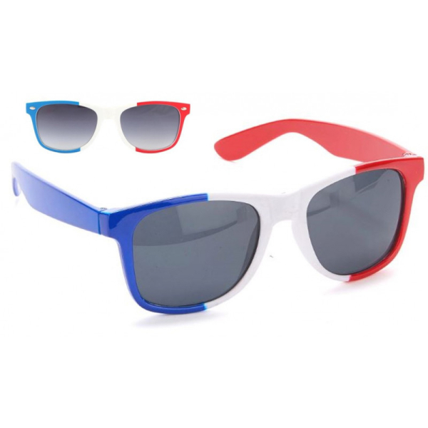 lunettes fantaisie tricolore france