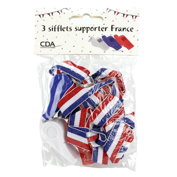 sifflet supporter france pack
