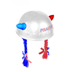 casque gaulois tricolore