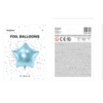 ballon aluminium etoile bleu clair pack ballon aluminium etoile bleu clair pack