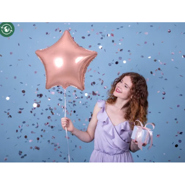ballon aluminium etoile rose clair ballon aluminium etoile rose clair