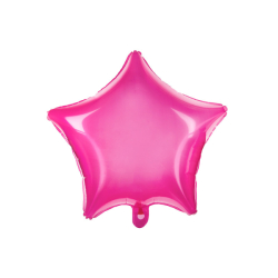 ballon etoile rose neon