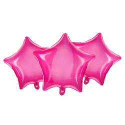 ballon etoile rose neon