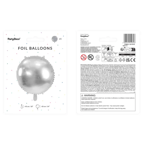 ballon aluminium rond argent pack ballon aluminium rond argent pack