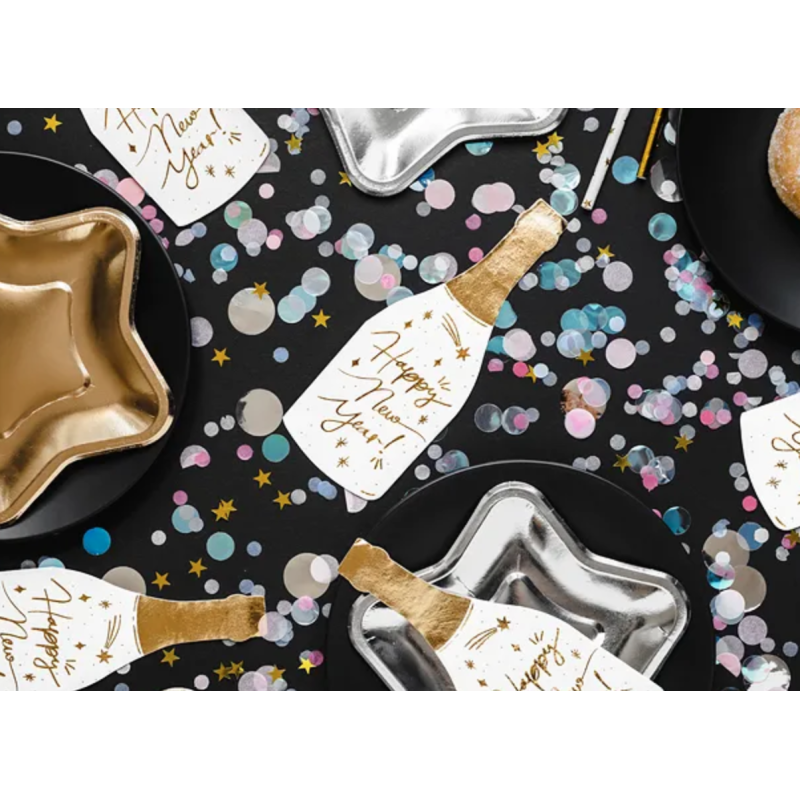 table nouvel an serviette