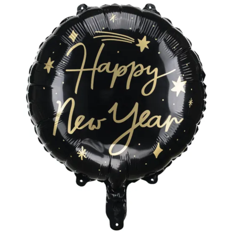 ballon rond aluminium nouvel an