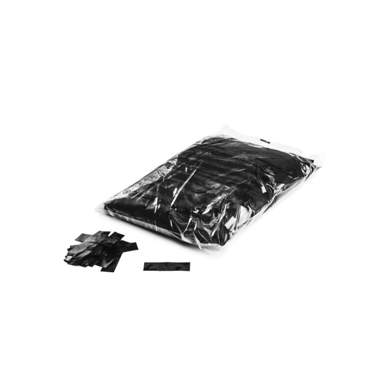 confettis noir metallique