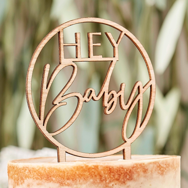 cake topper bois gateau