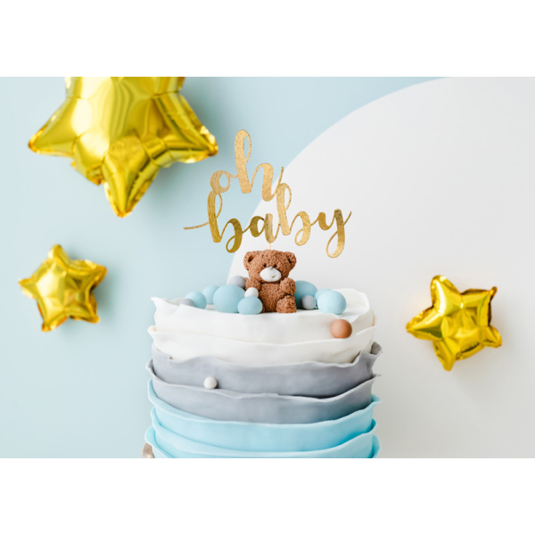 cake topper oh baby gateau