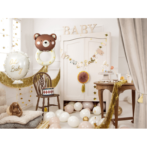 ballon aluminium baby shower ambiance