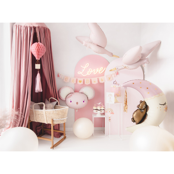 ballon aluminium souris rose baby shower ballon aluminium souris rose baby shower