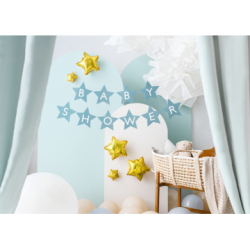 guirlande baby shower bleu