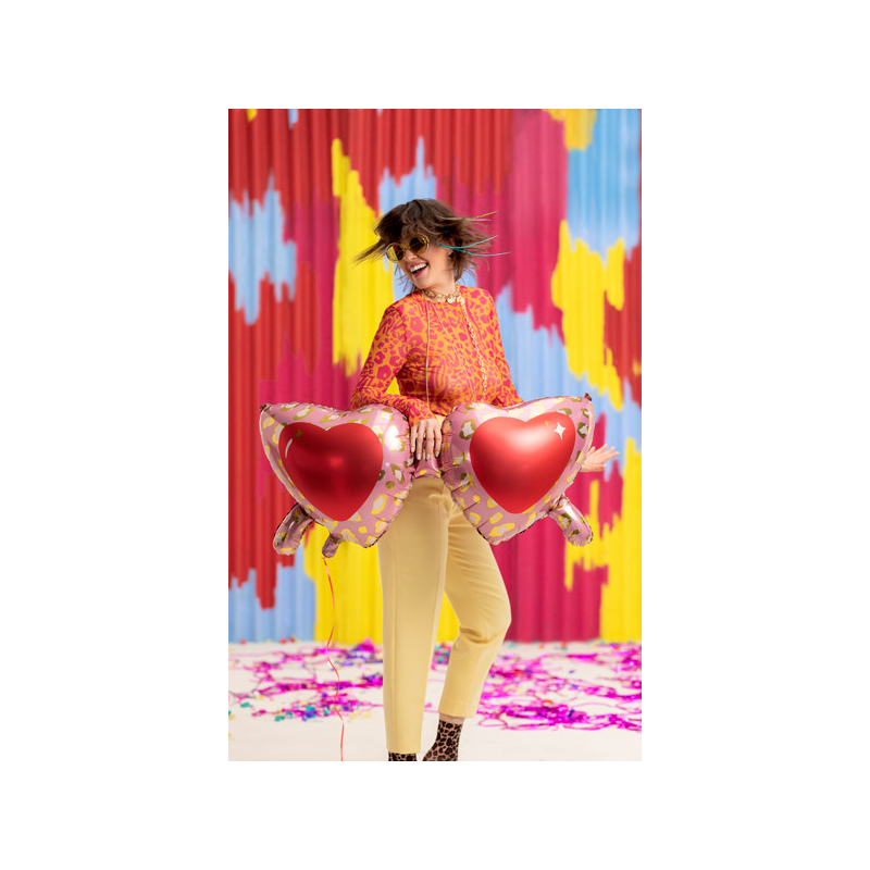 ballon lunette aluminium coeurs femme