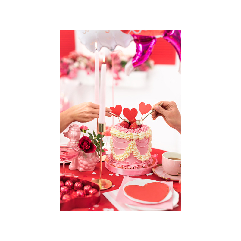 confettis blanc coeurs effets