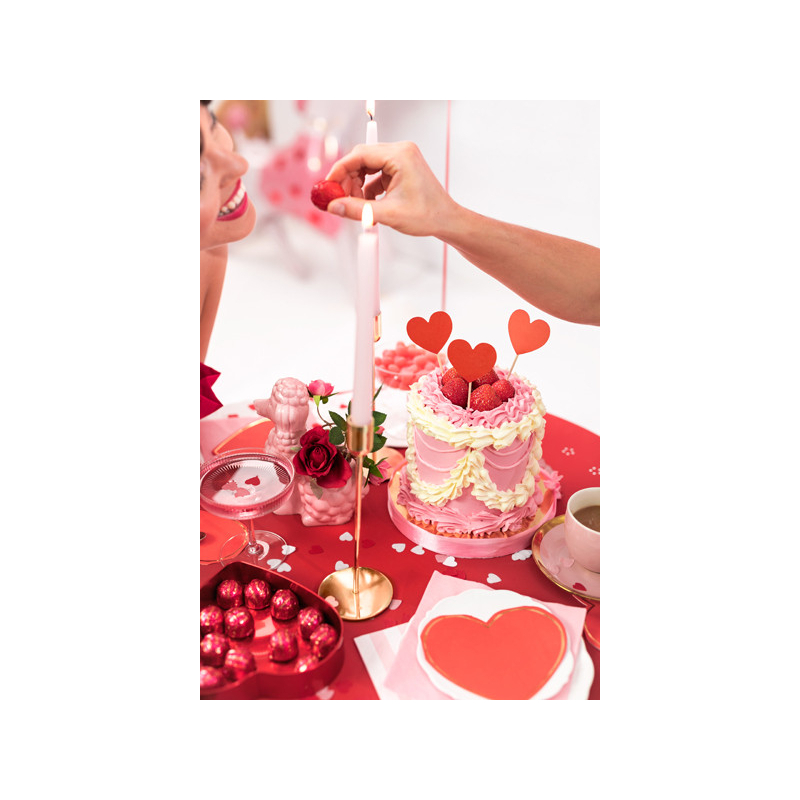 confettis blanc coeurs saint Valentin