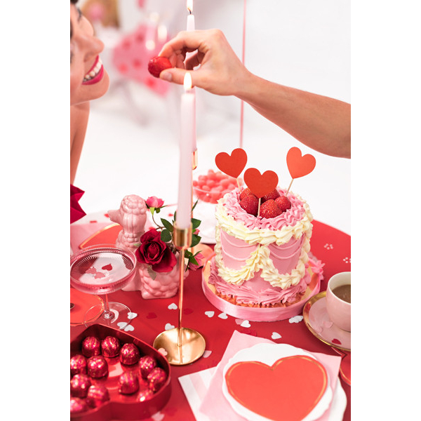 confettis blanc coeurs saint Valentin