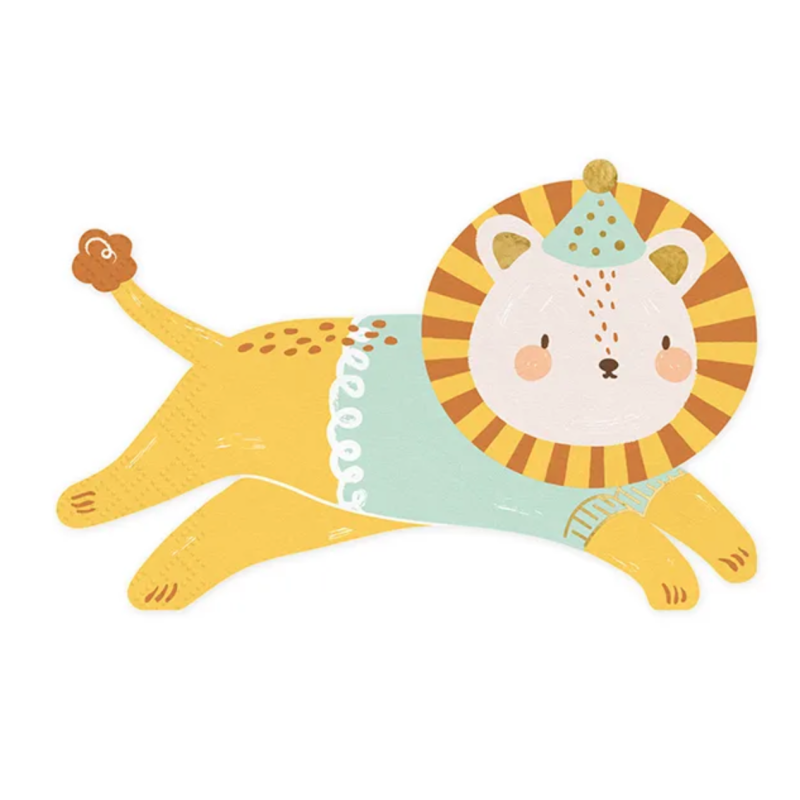 serviette papier lion