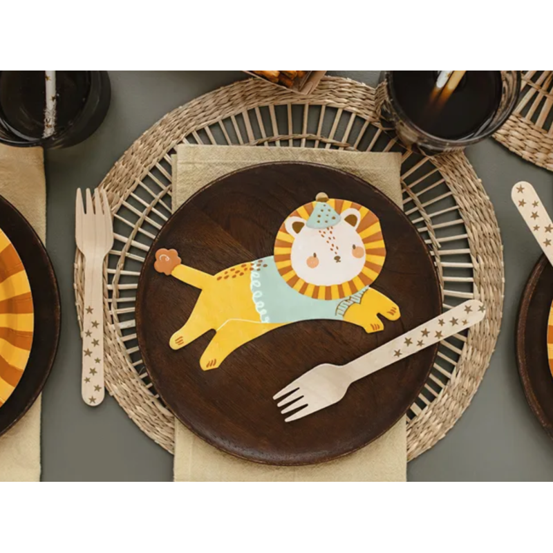 serviettes lion