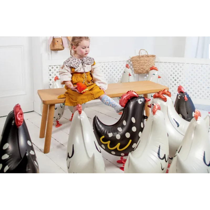 ballon aluminium poule paques