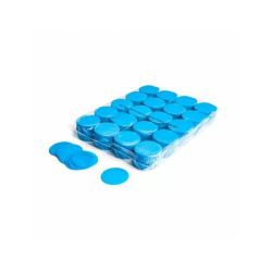 confettis papier rond bleu clair