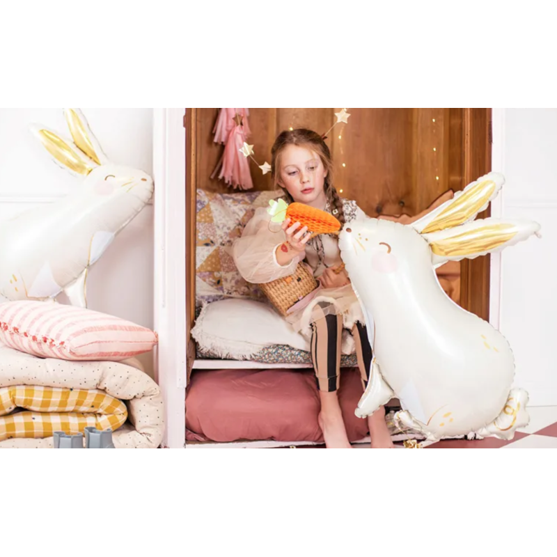 ballon aluminium lapin paques