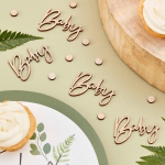 confettis bois baby shower ambiance confettis bois baby shower ambiance