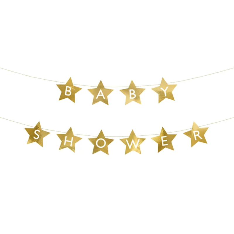 guirlande doré baby shower