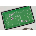 assiettes papier terrain de football effets